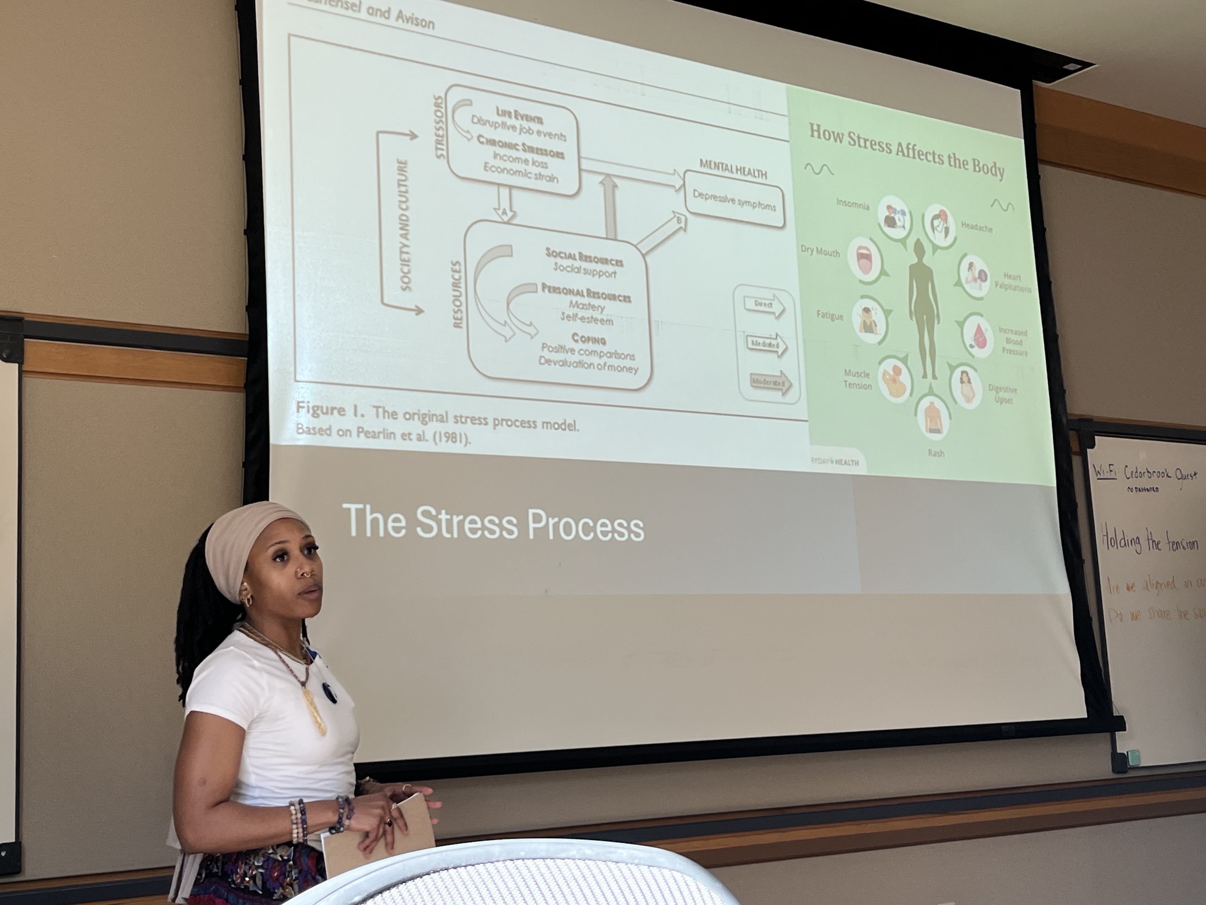 E presenting at FOC Mentoring Program April 2026