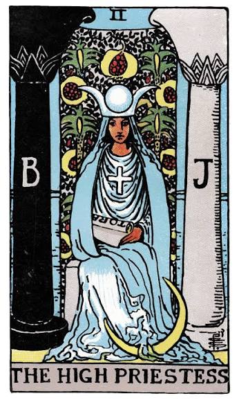 The High Priestess tarot card